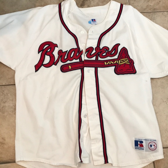 old school atlanta braves shirt